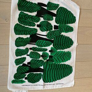 Marimekko green tea towels